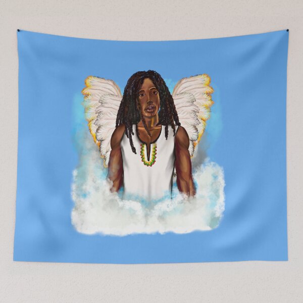Item preview, The Best Valentine’s Day Gift ideas 2022, Rasta angel - angel with dreadlocks designed and sold by Artonmytee.