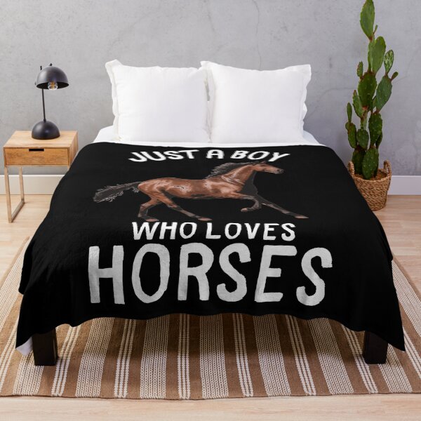 Item preview, Just a boy who loves horses funny horse quote designed and sold by OneTimeEngineer.