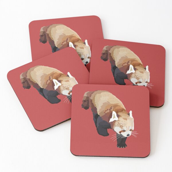Item preview, R is for Red Panda,R is for Red Panda,Red Panda Illustration – Adorable and Playful Forest Mammal Artwork designed and sold by PrettylittlepastelUk.