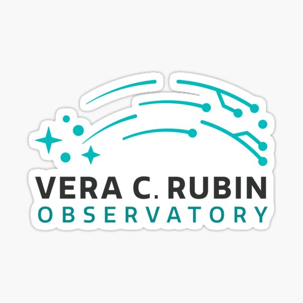 Item preview, Vera C. Rubin Observatory logo for use on light backgrounds designed and sold by Vera C. Rubin Observatory.