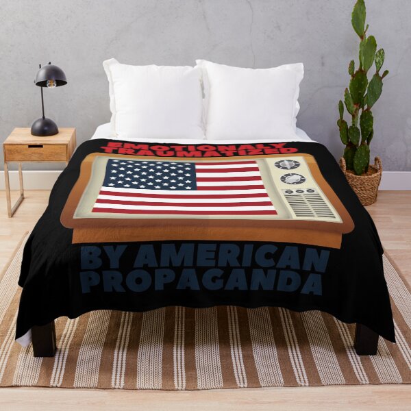 Item preview, American Propaganda Makes Me Emotionaly Traumatized designed and sold by TrendKing.