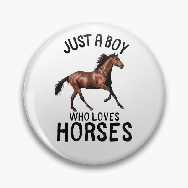 Item preview, Just a boy who loves horses funny horse quote designed and sold by OneTimeEngineer.