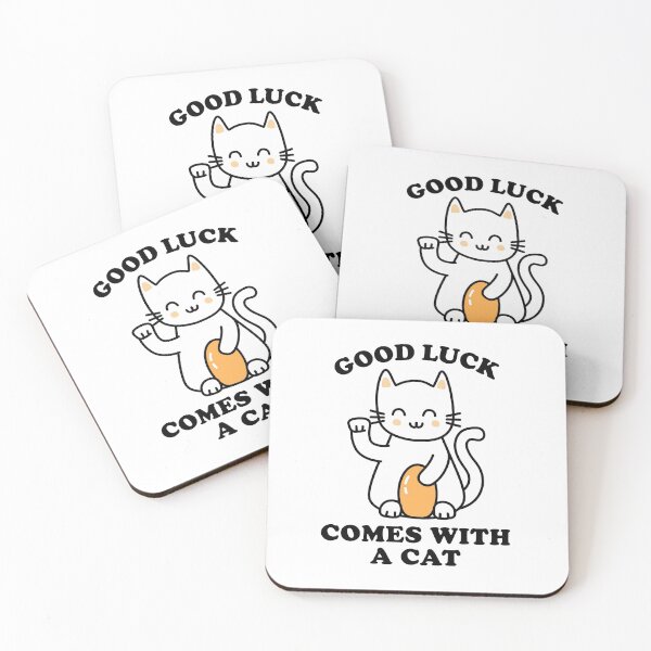 Item preview, Good Luck Comes With A Cat designed and sold by OnepixArt.