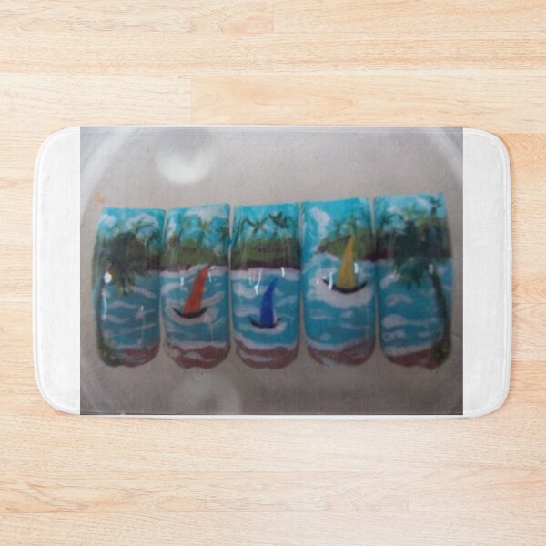 Item preview, The beach on the artificial nails. designed and sold by Lan thi Nguyen.