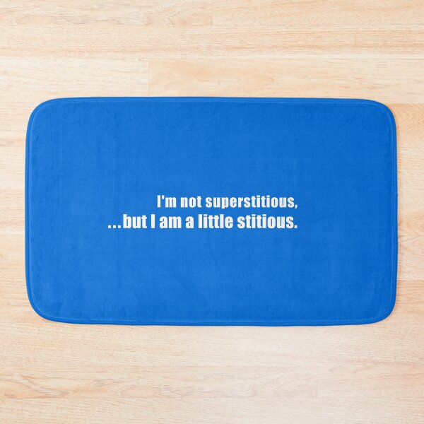 Item preview, I'm not superstitious, but I am a little stitious designed and sold by Primal Mistry.