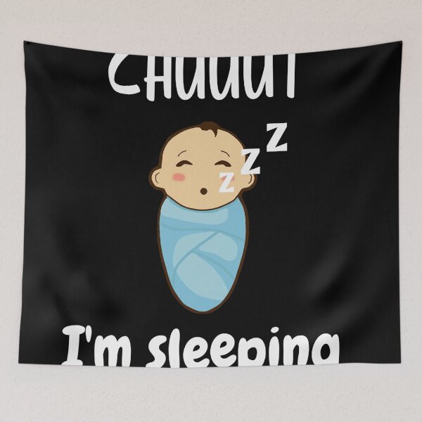 Item preview, Chut I'm sleeping- Swaddle baby  designed and sold by wiwiart.