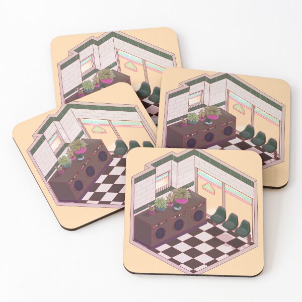 Item preview, Isometric Laundromat at Day designed and sold by Cool Cat With Hat  Art.