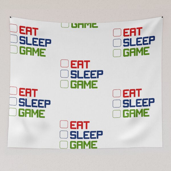 Item preview, Eat, Sleep, Game. designed and sold by Pixelcraftsmith.