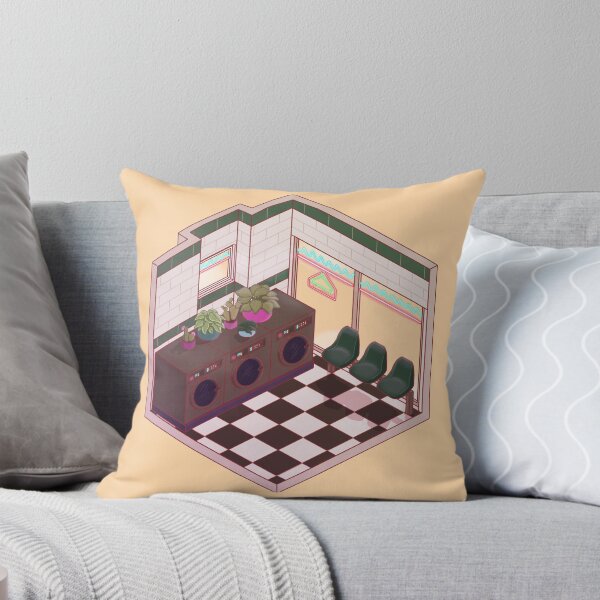 Item preview, Isometric Laundromat at Day designed and sold by Cool Cat With Hat Art.