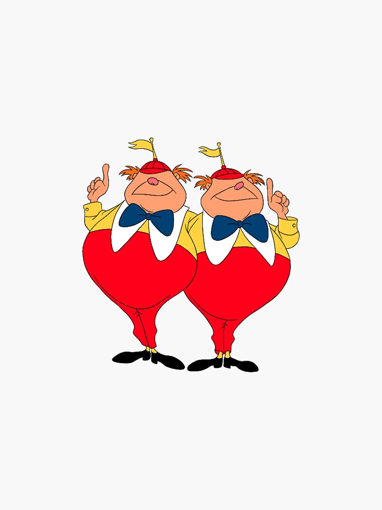 Tweedle Dee & Dum from Alice in Wonderland 