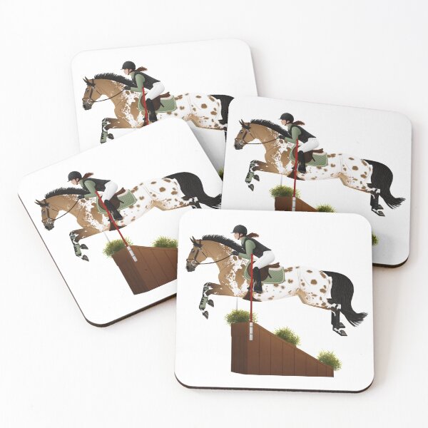 Item preview, Buckskin Appaloosa Eventer - Equine Rampaige designed and sold by equinerampaige.