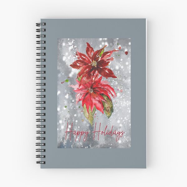 Item preview, Happy Holidays Winter Poinsettia designed and sold by Tonia Henry.