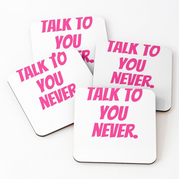Item preview, Talk to you never. (pnk) designed and sold by Fit & Fun  Gallery.