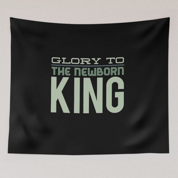 Item preview, Glory to the newborn King designed and sold by AndArte.