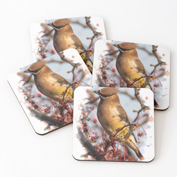 Item preview, Cedar Waxwing in the Fall designed and sold by jning.