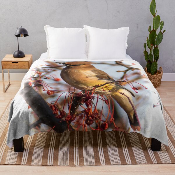 Item preview, Cedar Waxwing in the Fall designed and sold by jning.