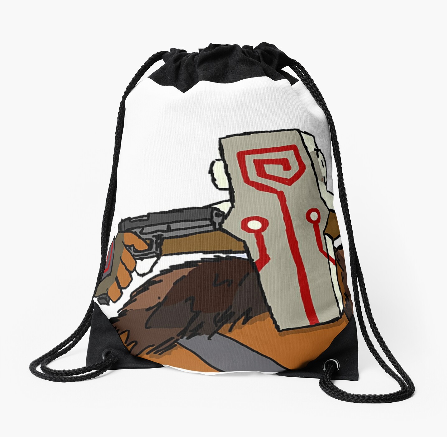 Juggernaut Drawstring Bags By Scotter1995 Redbubble