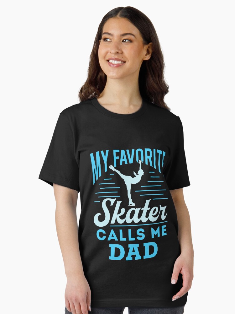 Thumbnail 2 of 7, Essential T-Shirt, Figure Skating Dad My Favorite Skater Calls Me Dad designed and sold by jaygo.