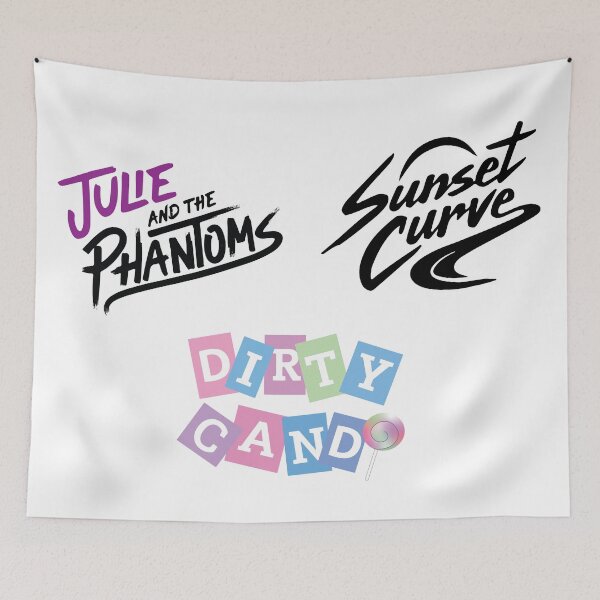 Item preview, Julie and the Phantoms Bands Logos designed and sold by TheQueuingLife.