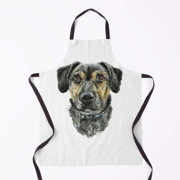 Item preview, Hound Mix Dog Portrait Original Watercolor Painting designed and sold by Radishinn.