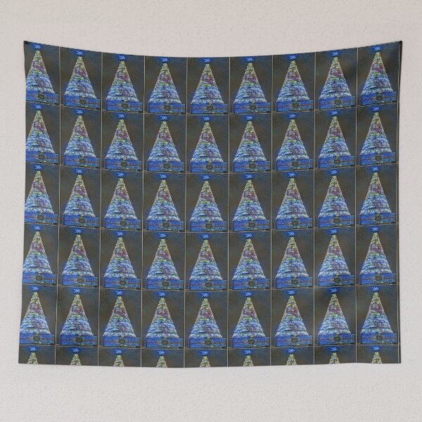 Item preview, Blue Christmas - in the style of Van Gogh designed and sold by ittybittyowl.