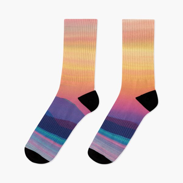 Item preview, Retro, Neon Mountain and Lake View designed and sold by reptarro.
