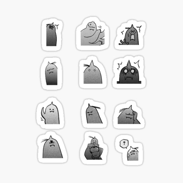 Item preview, Alphonse Elric sticker sheet designed and sold by lilolielo.