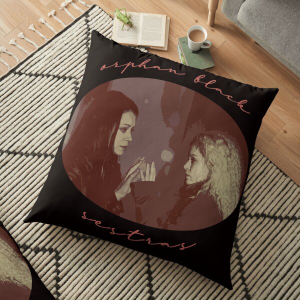 OrphanBlack CloneClub Sestras Clone Club Orphan Black Fanart Floor Pillow
