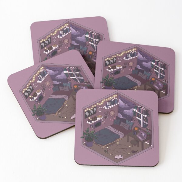 Item preview, Modern witch Isometric Room  designed and sold by Cool Cat With Hat  Art.