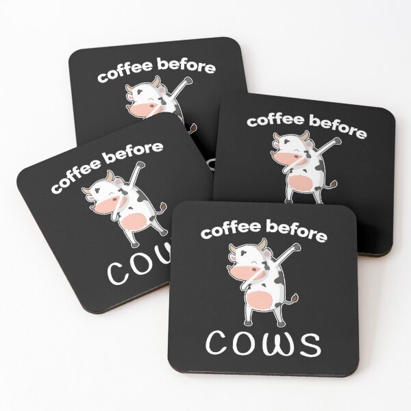 Item preview, Coffee Then Cows Coffee Before Cows Funny Farmer Sayings designed and sold by Scratches Tees.