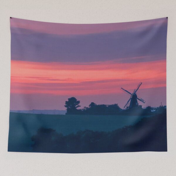 Aperçu de l'œuvre Windmill Sunset créée et vendue par Fearless-Fox.