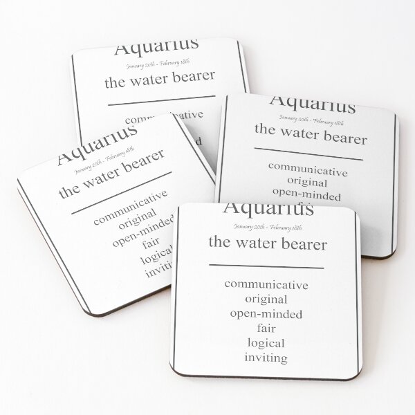 Item preview, Aquarius 442 Watercolor Map Yoga Quote Definition designed and sold by vividpixelusa.