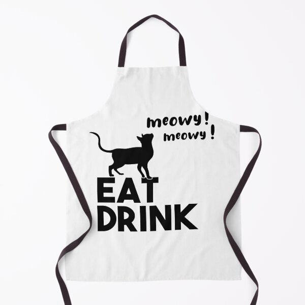 Item preview, Eat Drink and Be Meowy,gift idea,funny tshirt designed and sold by MedBoularouah.