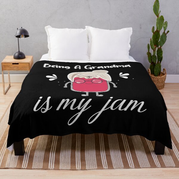 Item preview, Being A Grandma Is My Jam Funny Grandmother Quotes designed and sold by Scratches Tees.
