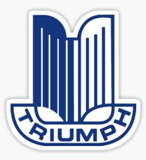 Blue Triumph Logo Sticker