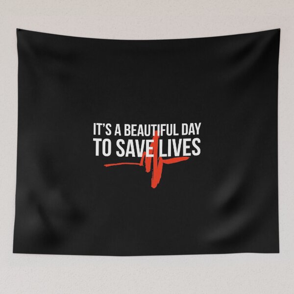 Item preview, It's a beautiful day to save lives designed and sold by Weirdu.