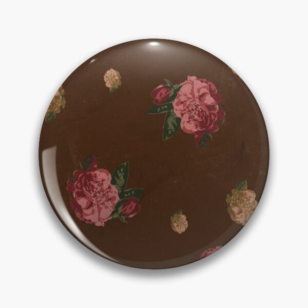 Item preview, Vintage Floral Pattern with Brown Background - Grained Texture designed and sold by norandesign.