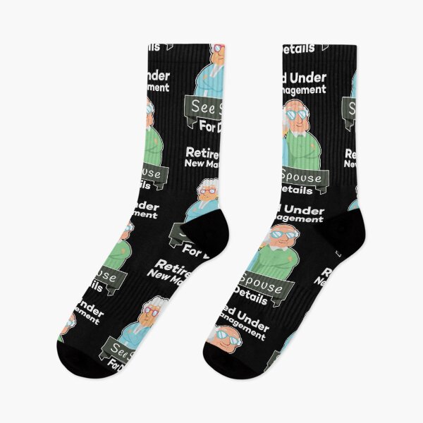 Item preview, Retired Under New Management See Spouse For Details Funny Retirement Grandparents Jokes designed and sold by Scratches Tees.