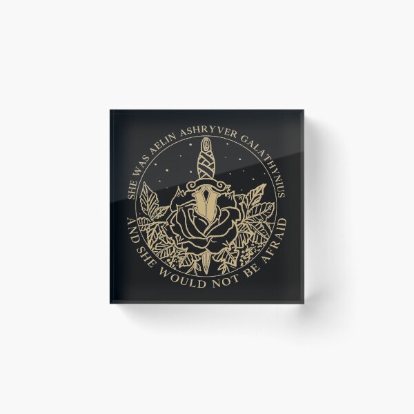 Item preview, Aelin Galathynius - Throne of Glass Quote designed and sold by CrescntDesigns.