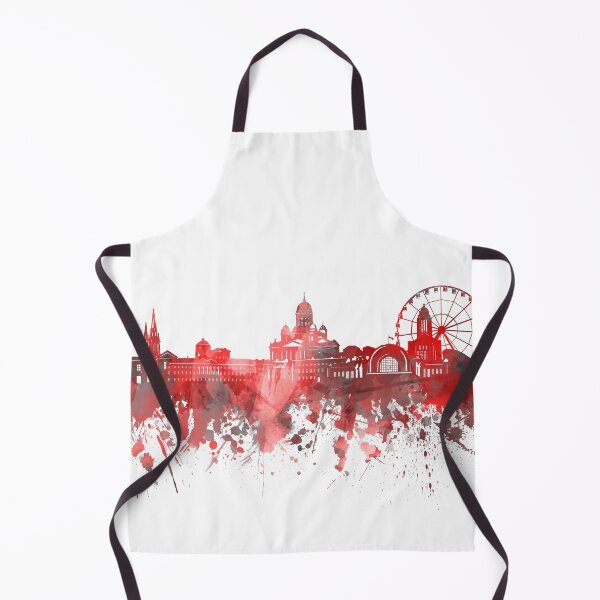 Item preview, helsinki skyline red designed and sold by BekimART2.