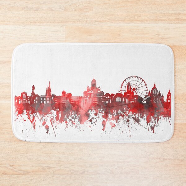 Item preview, helsinki skyline red designed and sold by BekimART2.