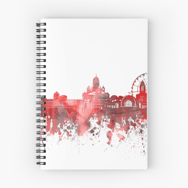 Item preview, helsinki skyline red designed and sold by BekimART2.