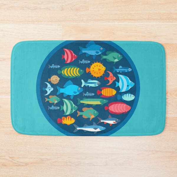 Item preview, Cartoon Fish Marine Triggerfish, Angel, Pufferfish designed and sold by killies.