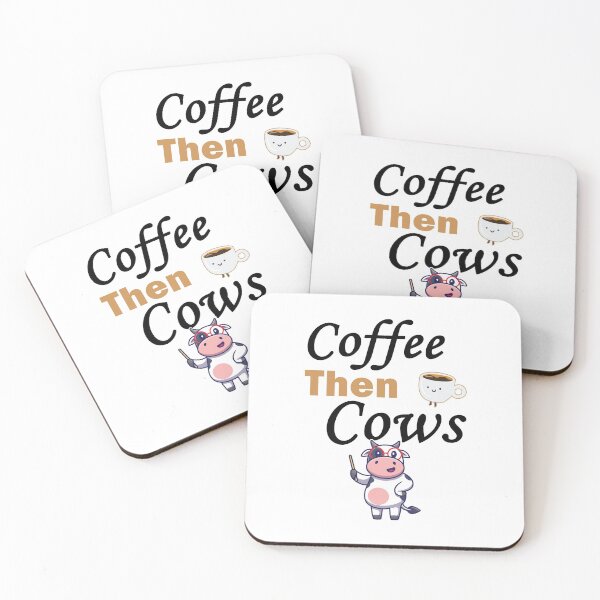 Item preview, Coffee Then Cows Funny Cute Cow lover Saying designed and sold by Scratches Tees.