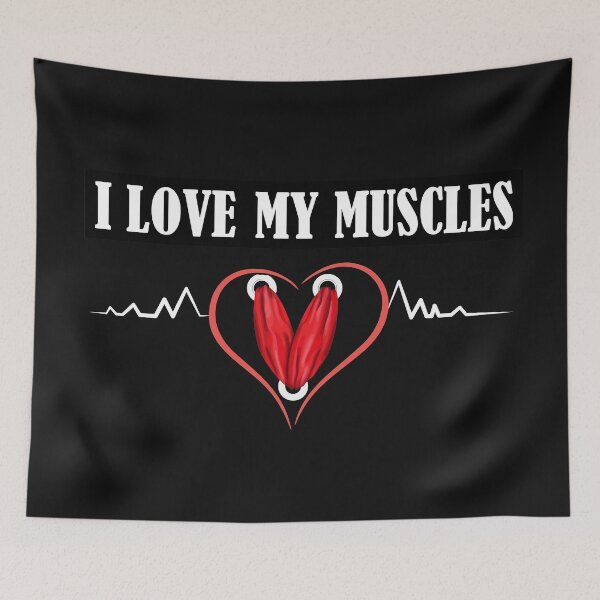 Item preview, I love my muscles designed and sold by Desibeau.