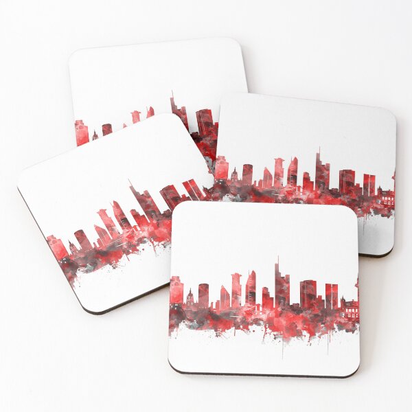 Item preview, frankfurt skyline red designed and sold by BekimART2.