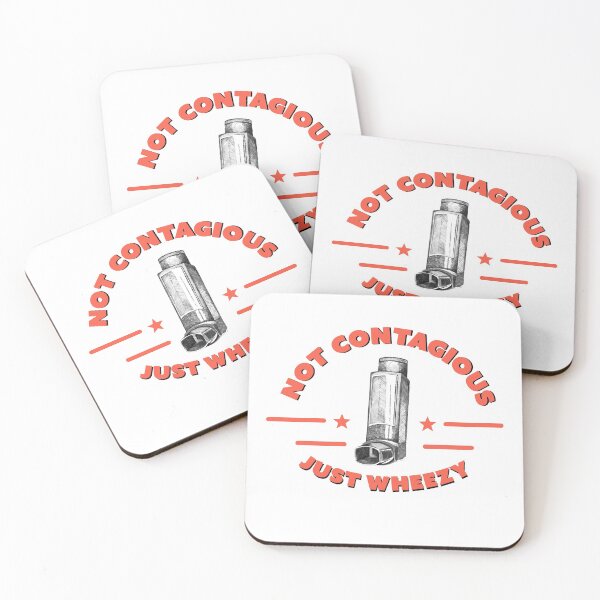 Item preview, Not Contagious, Just Wheezy designed and sold by Lupe-and-Pono.