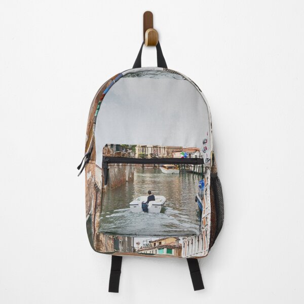 Item preview, Canal Amidst Colourful Buildings Against Sky - Venice - Italy designed and sold by Yannik Hay.