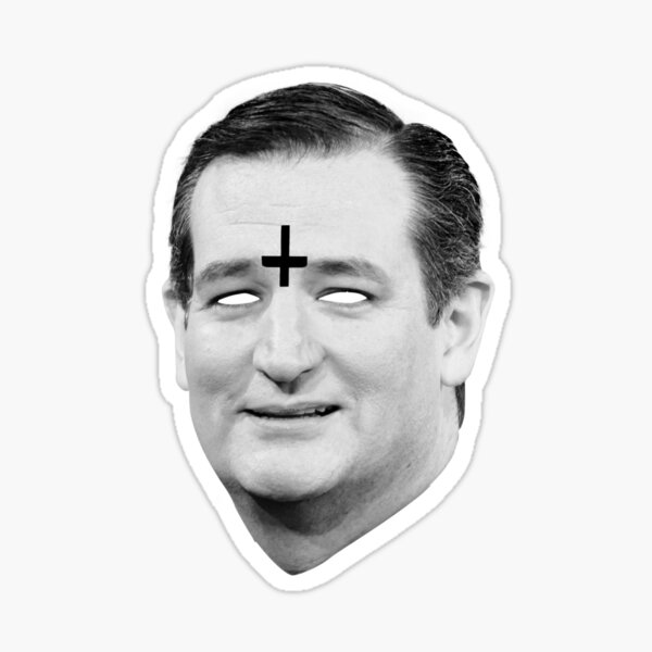 Ted Cruz 666 Merch Sticker