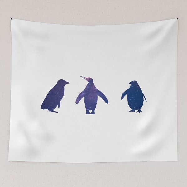 Item preview, Celestial Penguins designed and sold by Hedda Young.